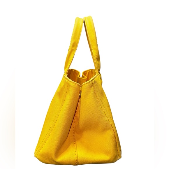 15-16 Prada Canapa Tote Ananas, (Med Size) - Picture 6 of 15